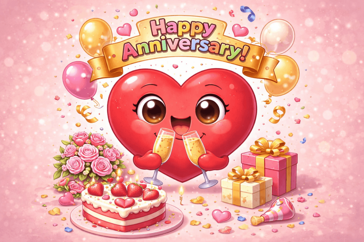 Anniversaries invitation design